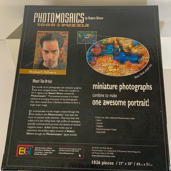 Photomosaics by Robert Silvers Sealed Christ From Dead Sea Scrolls Jigsaw Puzzle - Picture 13 of 16